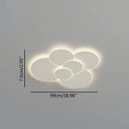 Contemporary Multi Disc LED Ceiling Light