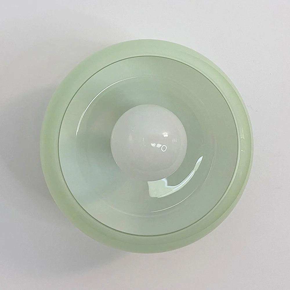 Vintage Glass Shade Ceiling Light