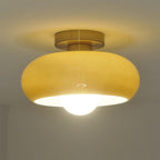 Vintage Glass Shade Ceiling Light
