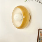 Vintage Glass Shade Ceiling Light