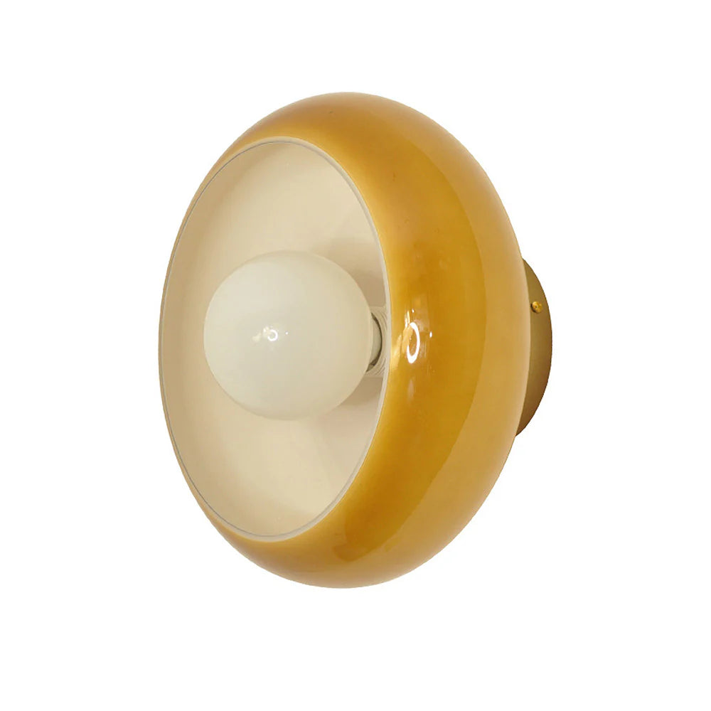 Vintage Glass Shade Ceiling Light