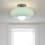 Vintage Glass Shade Ceiling Light