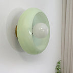 Vintage Glass Shade Ceiling Light