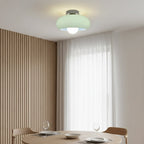 Vintage Glass Shade Ceiling Light