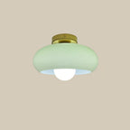 Vintage Glass Shade Ceiling Light