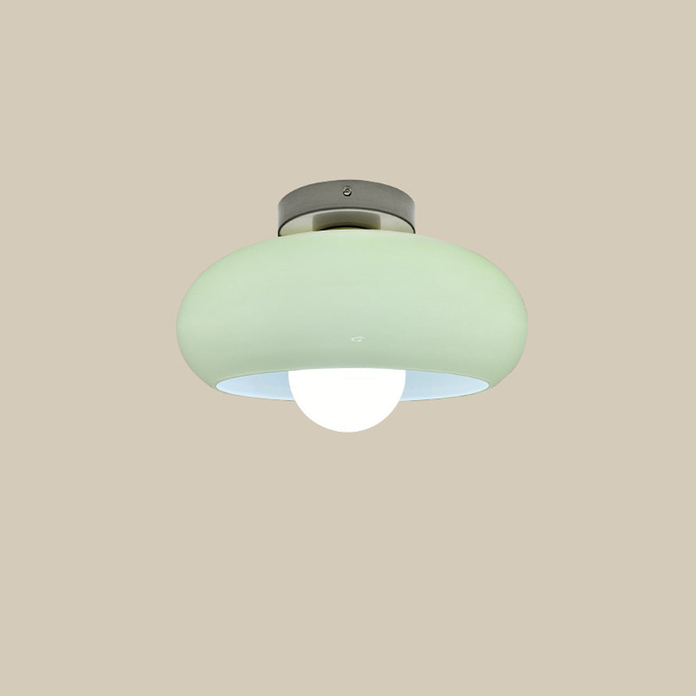 Vintage Glass Shade Ceiling Light