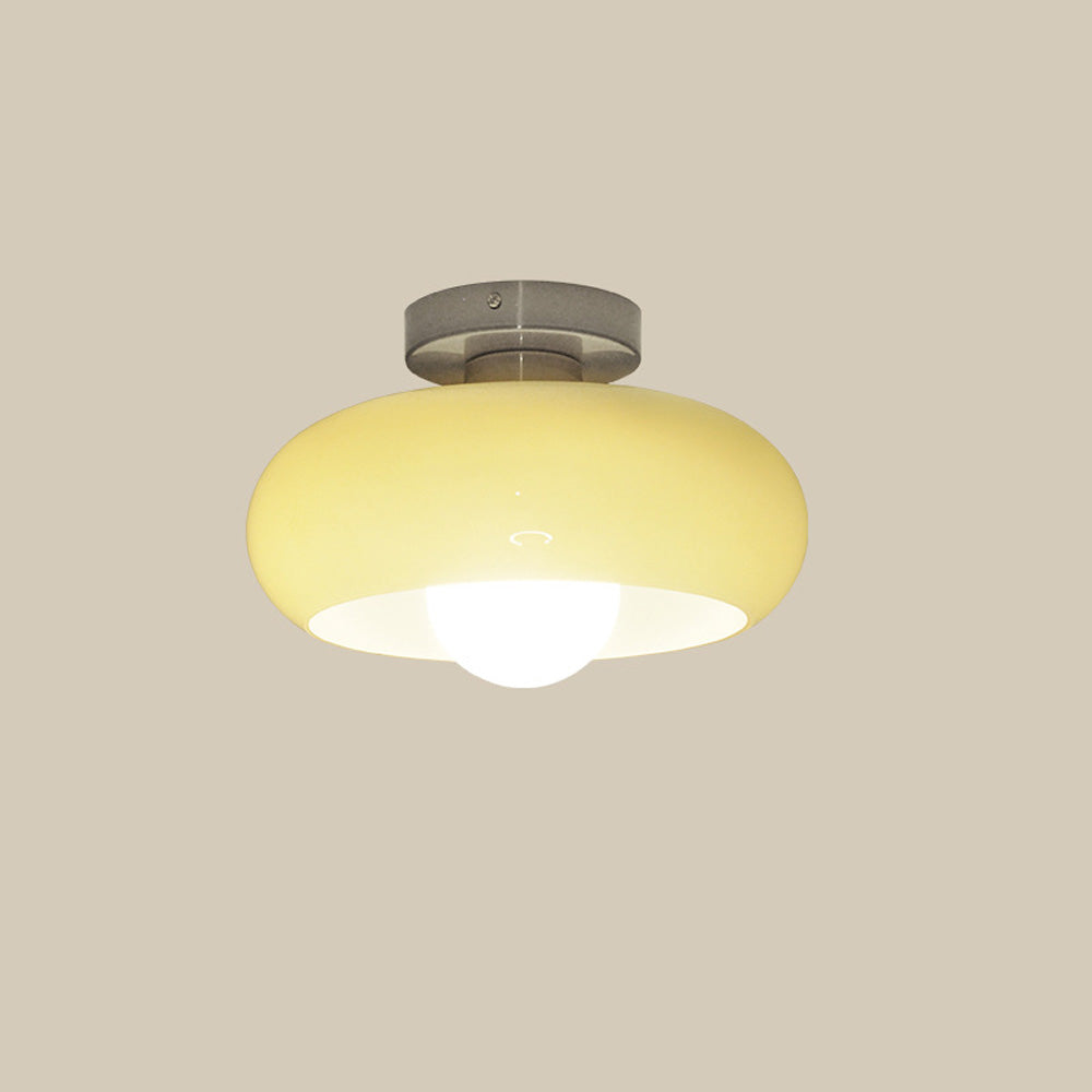 Vintage Glass Shade Ceiling Light