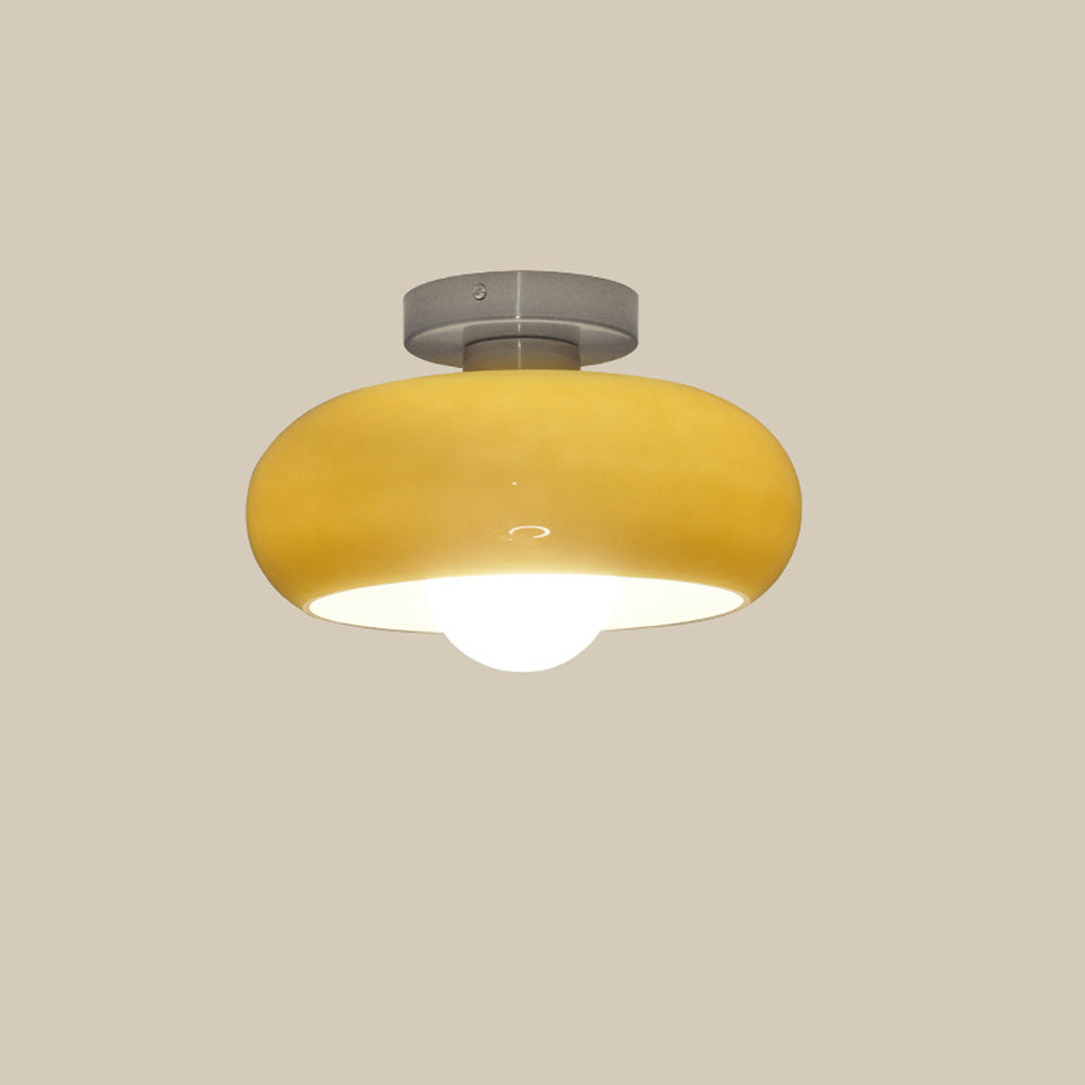 Vintage Glass Shade Ceiling Light