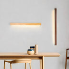 Nordic Wooden Linear Wall Light