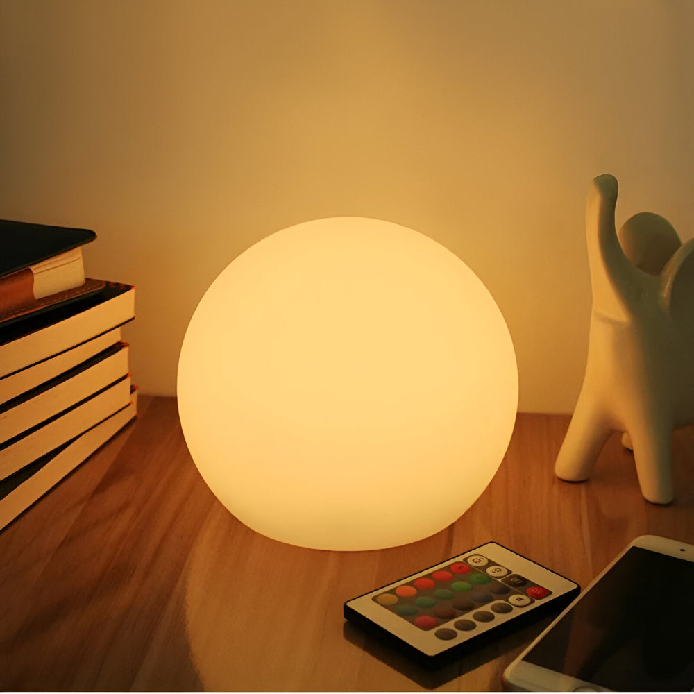 Color Changing LED Table Lamp Rechargeable Globe Mood Light