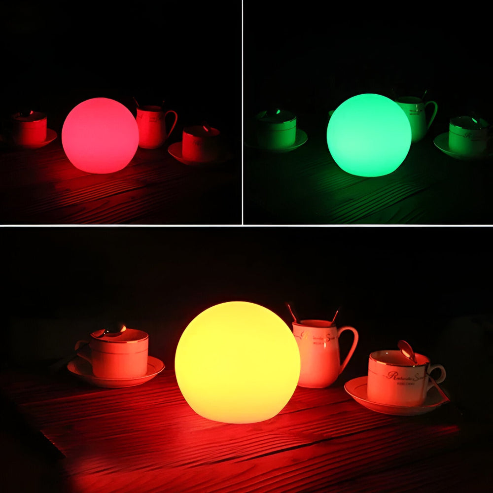 Color Changing LED Table Lamp Rechargeable Globe Mood Light