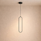 Pendant Light Aluminum and Acrylic | Minimalist Linear Design | Ultra Slim Profile for Ambient Lighting Glow and Soft Illumination
