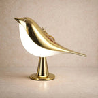 Bird Table Lamp ABS and PC Wireless Sculptural Design | USB Rechargeable Battery | Portable Ambient Glow for Bedside and Shelves