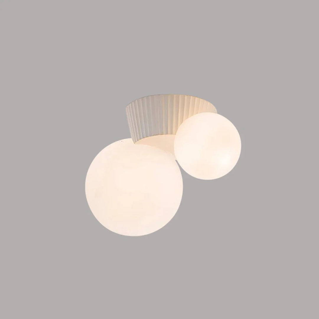 Double Globe Ceiling Light