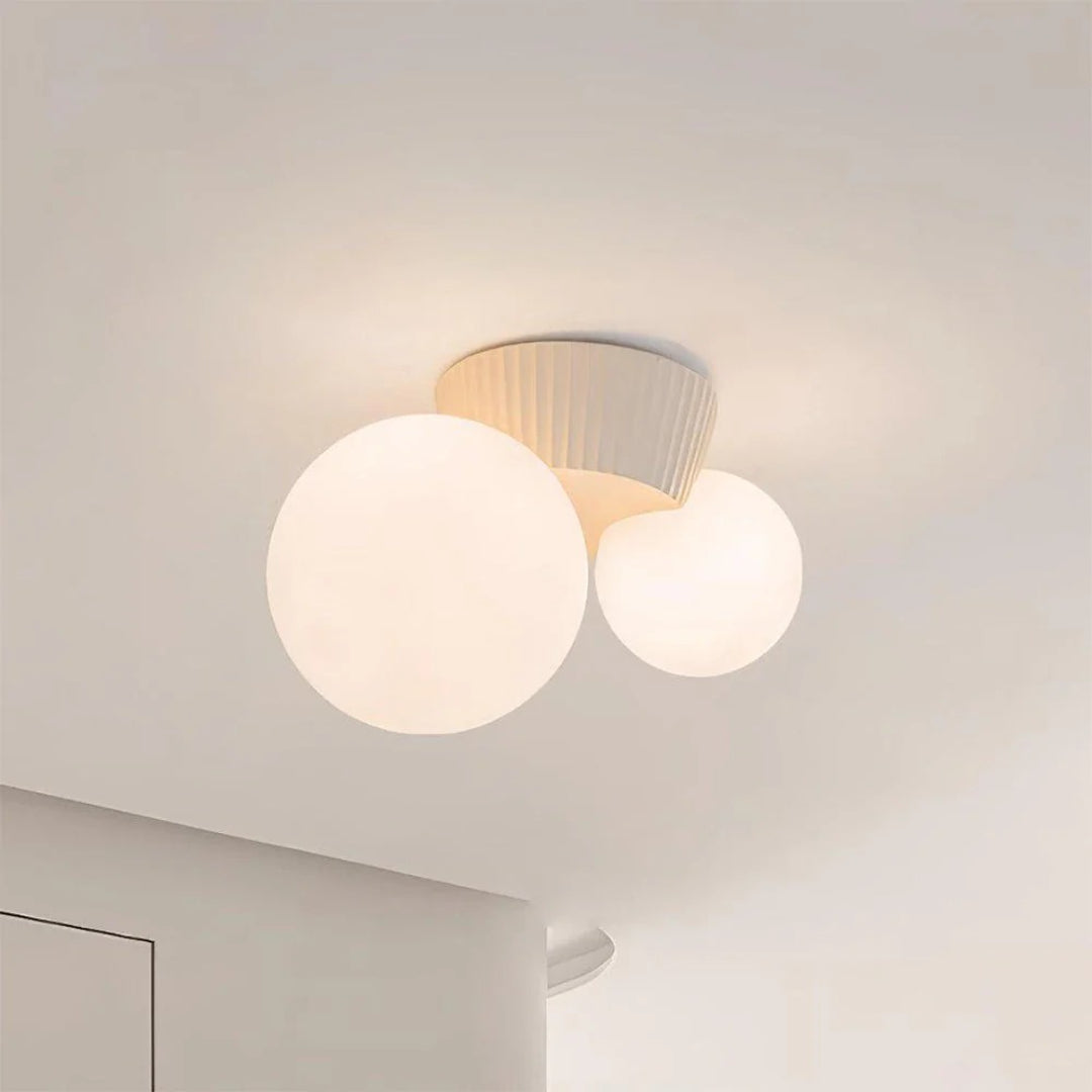 Double Globe Ceiling Light