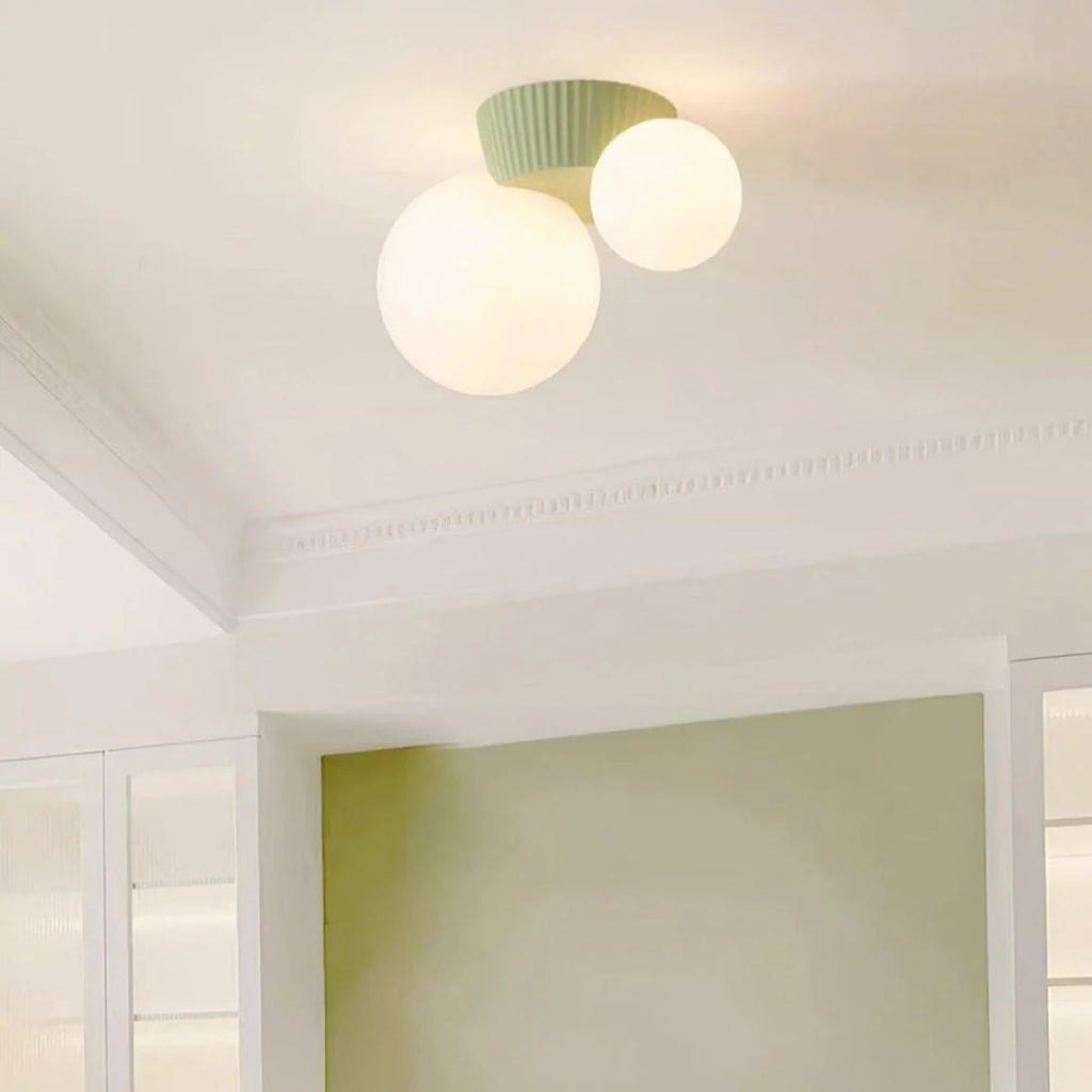 Double Globe Ceiling Light