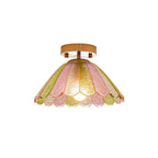Retro Colored Glass Ceiling Light