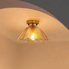 Retro Colored Glass Ceiling Light