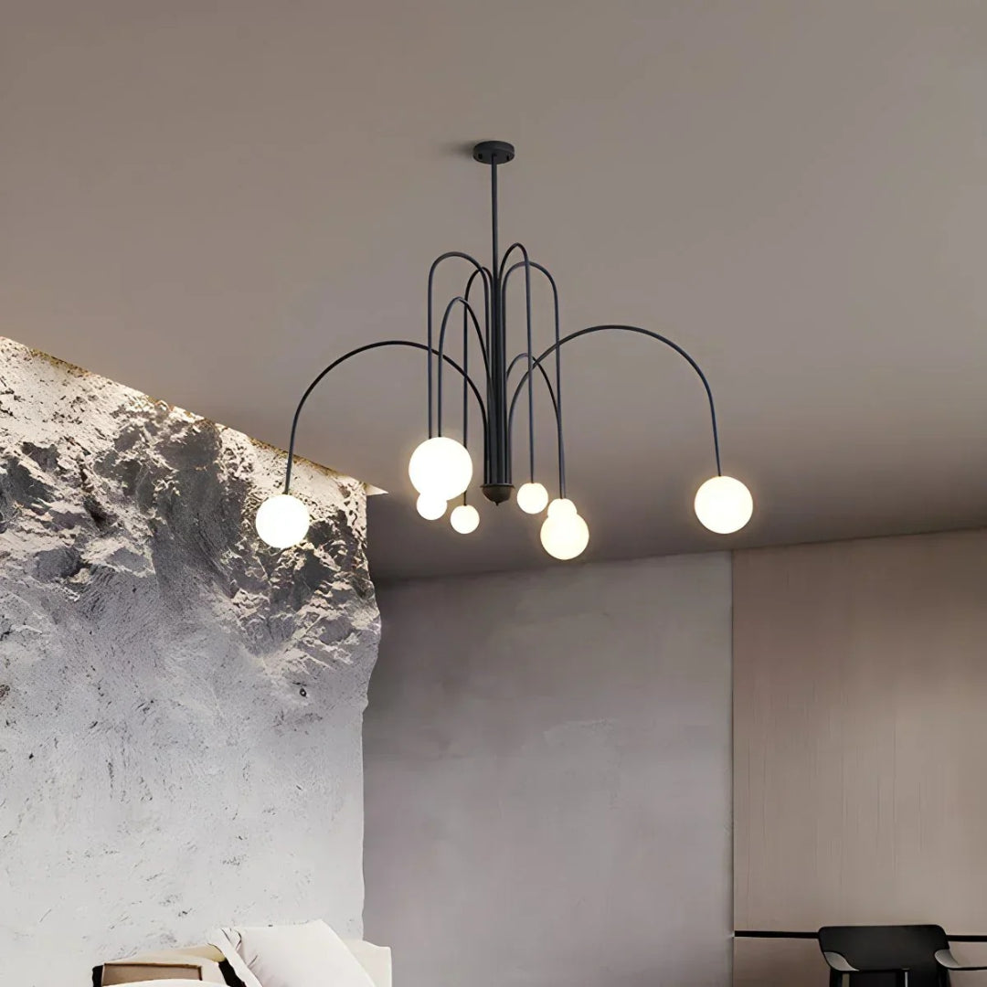 Modern Glass Chandelier