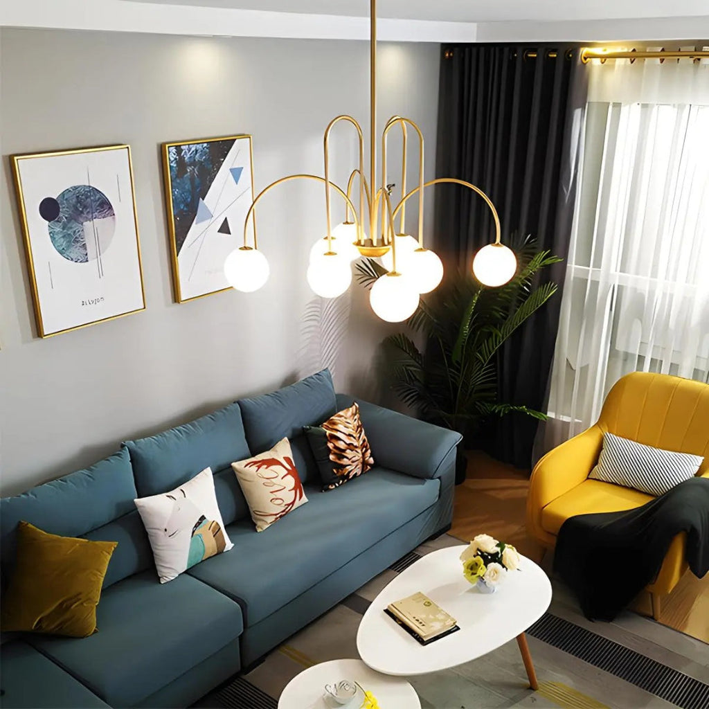 Modern Glass Chandelier