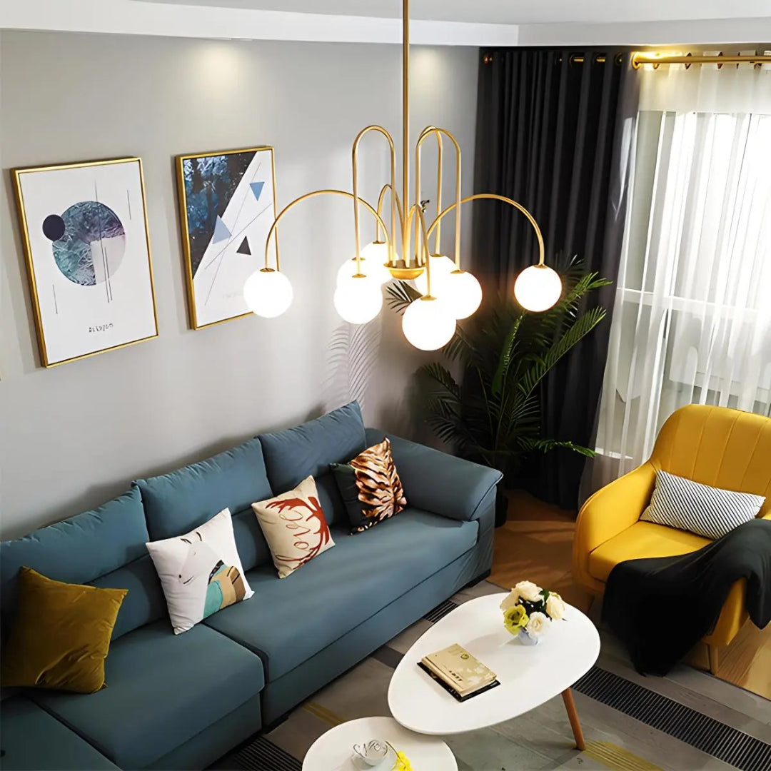 Modern Glass Chandelier