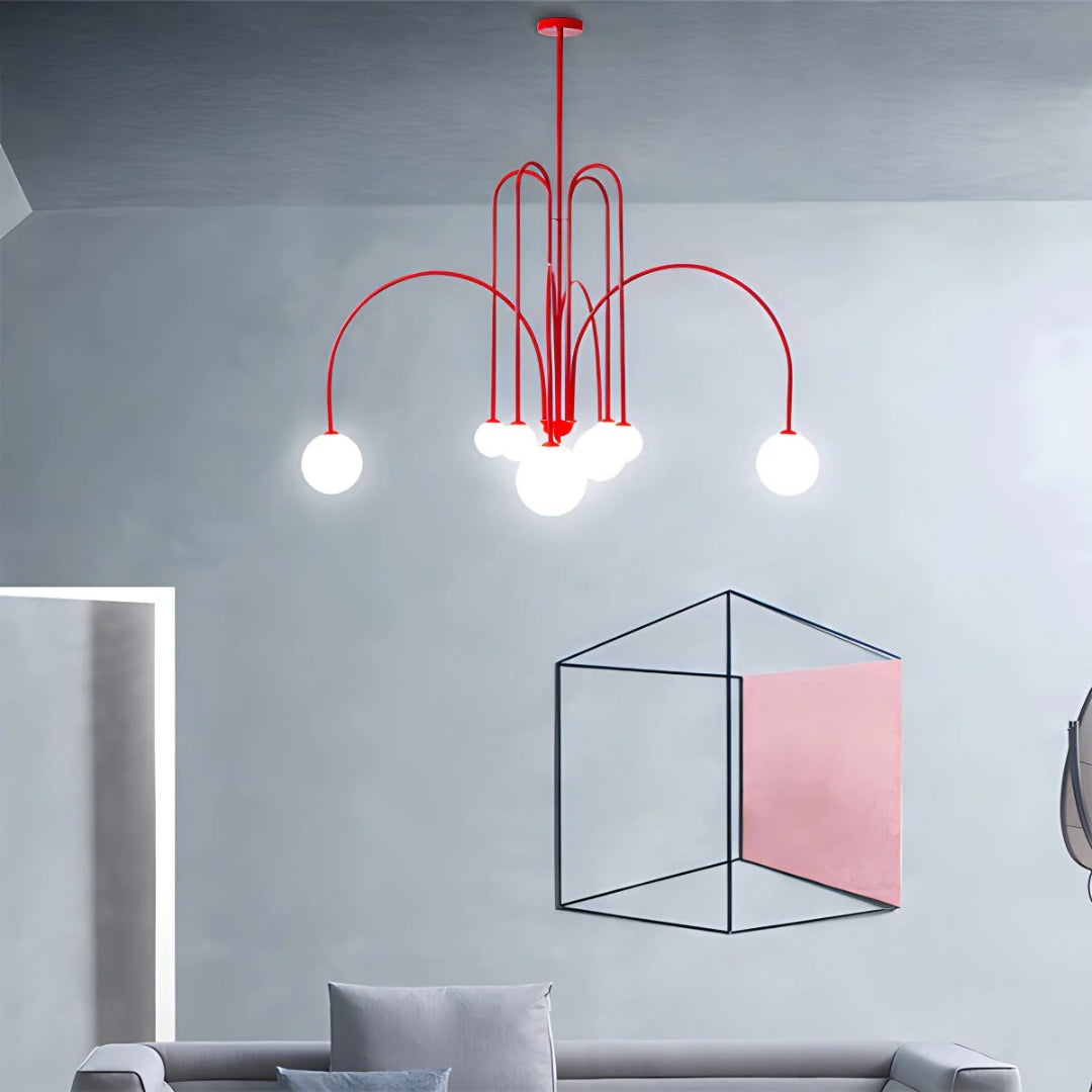 Modern Glass Chandelier