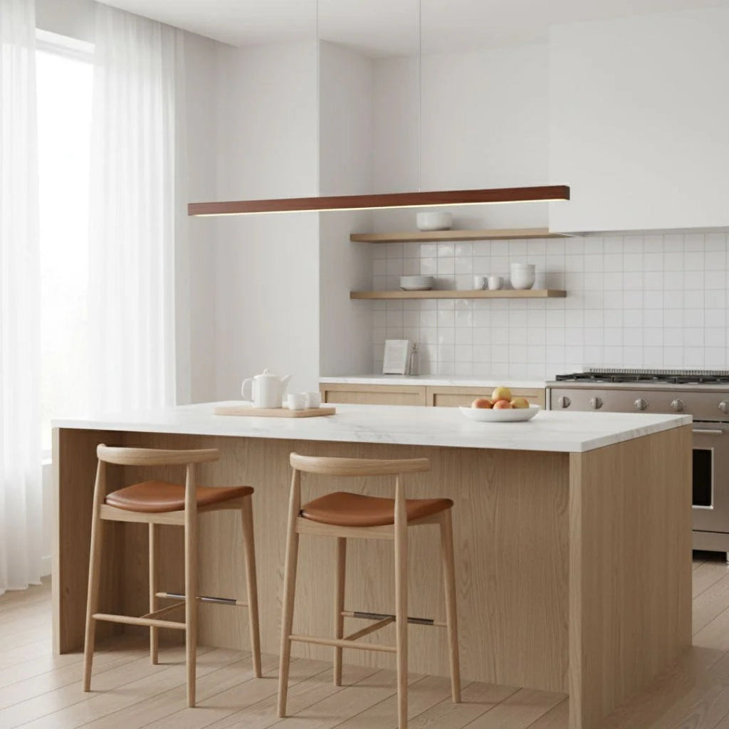 Minimalist Wooden Pendant Light