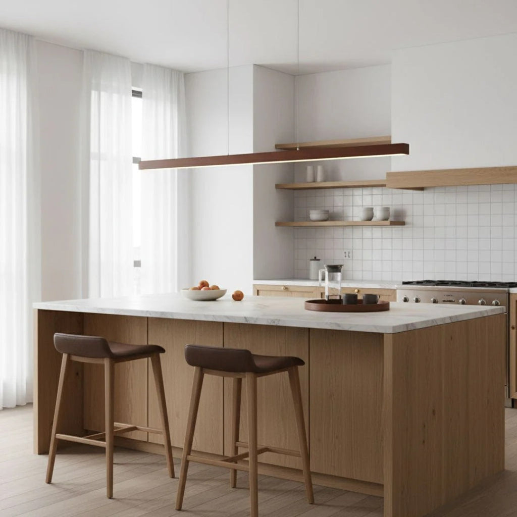 Minimalist Wooden Pendant Light