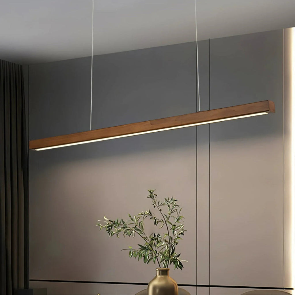 Minimalist Wooden Pendant Light