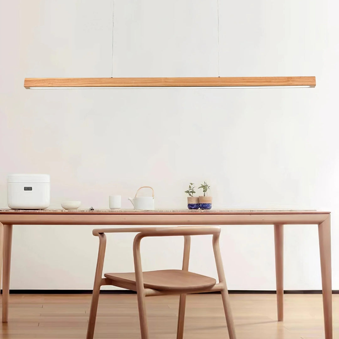 Minimalist Wooden Pendant Light