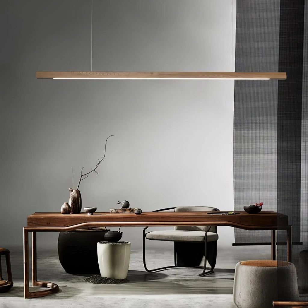 Minimalist Wooden Pendant Light