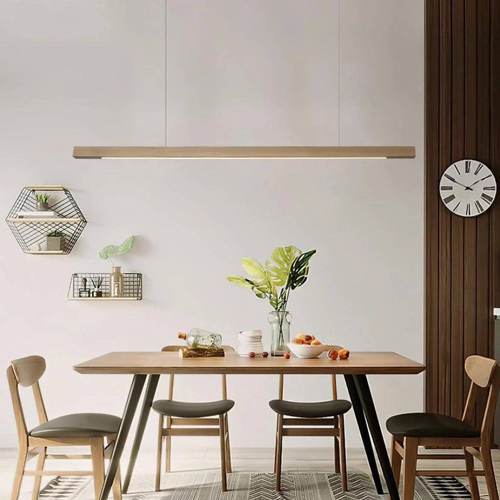Minimalist Wooden Pendant Light