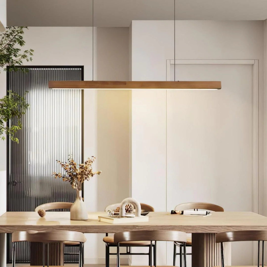 Minimalist Wooden Pendant Light