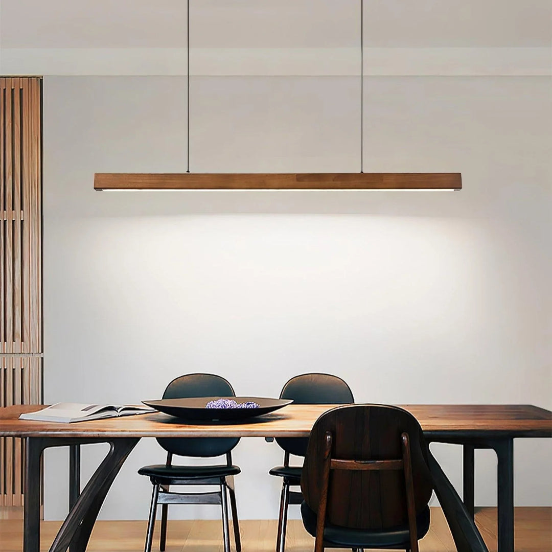 Minimalist Wooden Pendant Light