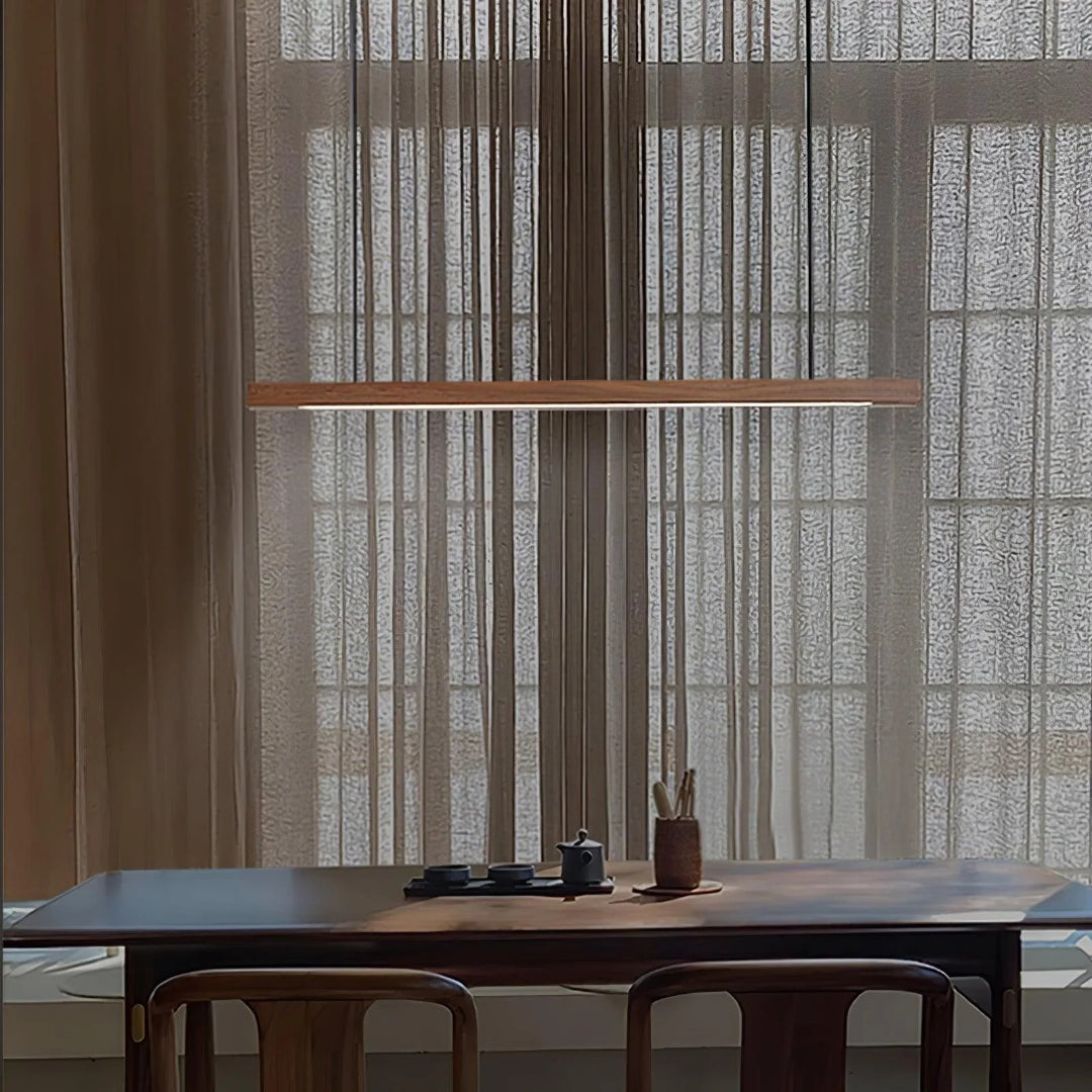 Minimalist Wooden Pendant Light