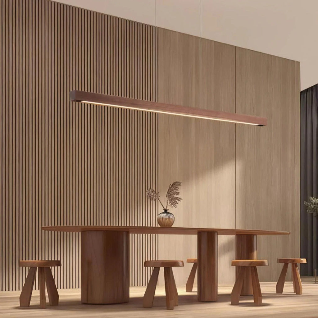 Minimalist Wooden Pendant Light