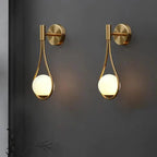 Teardrop Glass Wall Light
