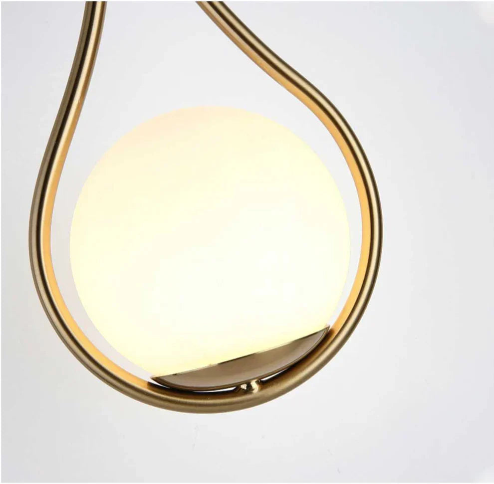 Teardrop Glass Wall Light