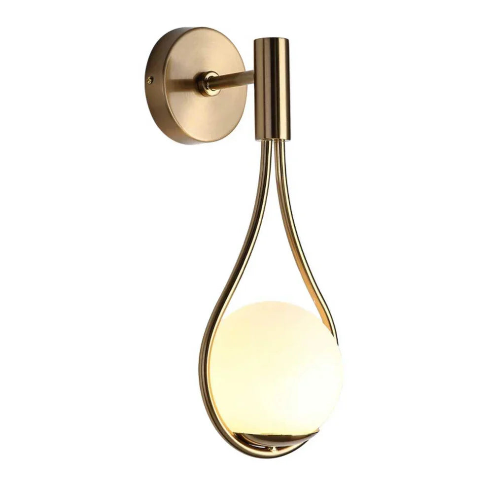 Teardrop Glass Wall Light