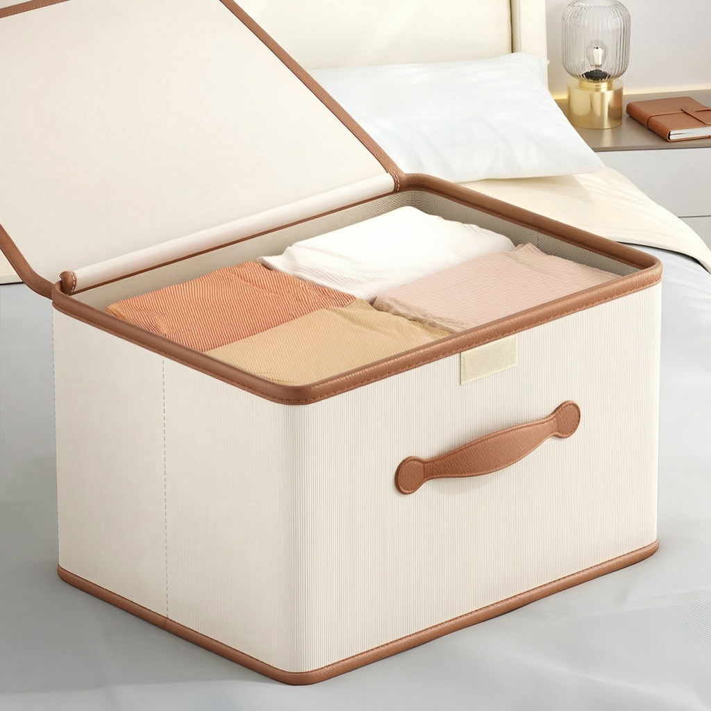 Foldable Storage Box with Lid