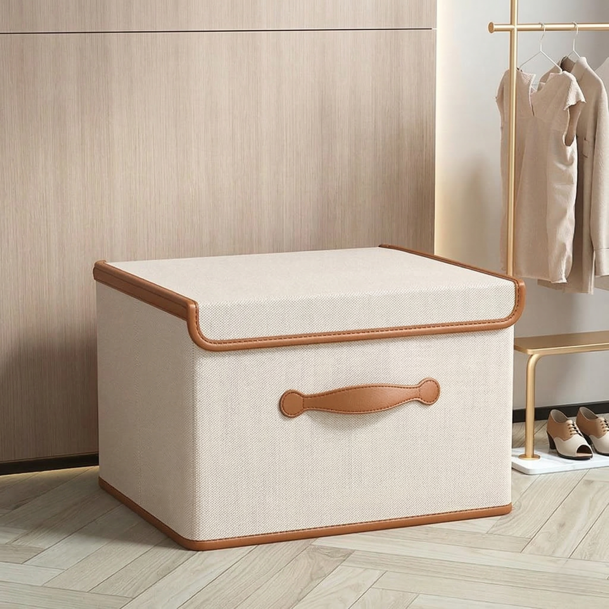 Foldable Storage Box with Lid