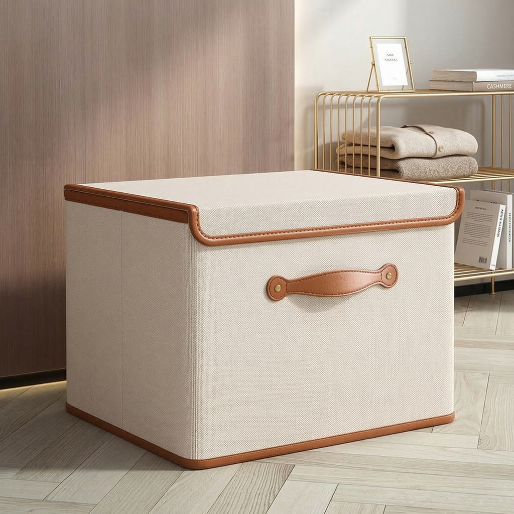 Foldable Storage Box with Lid