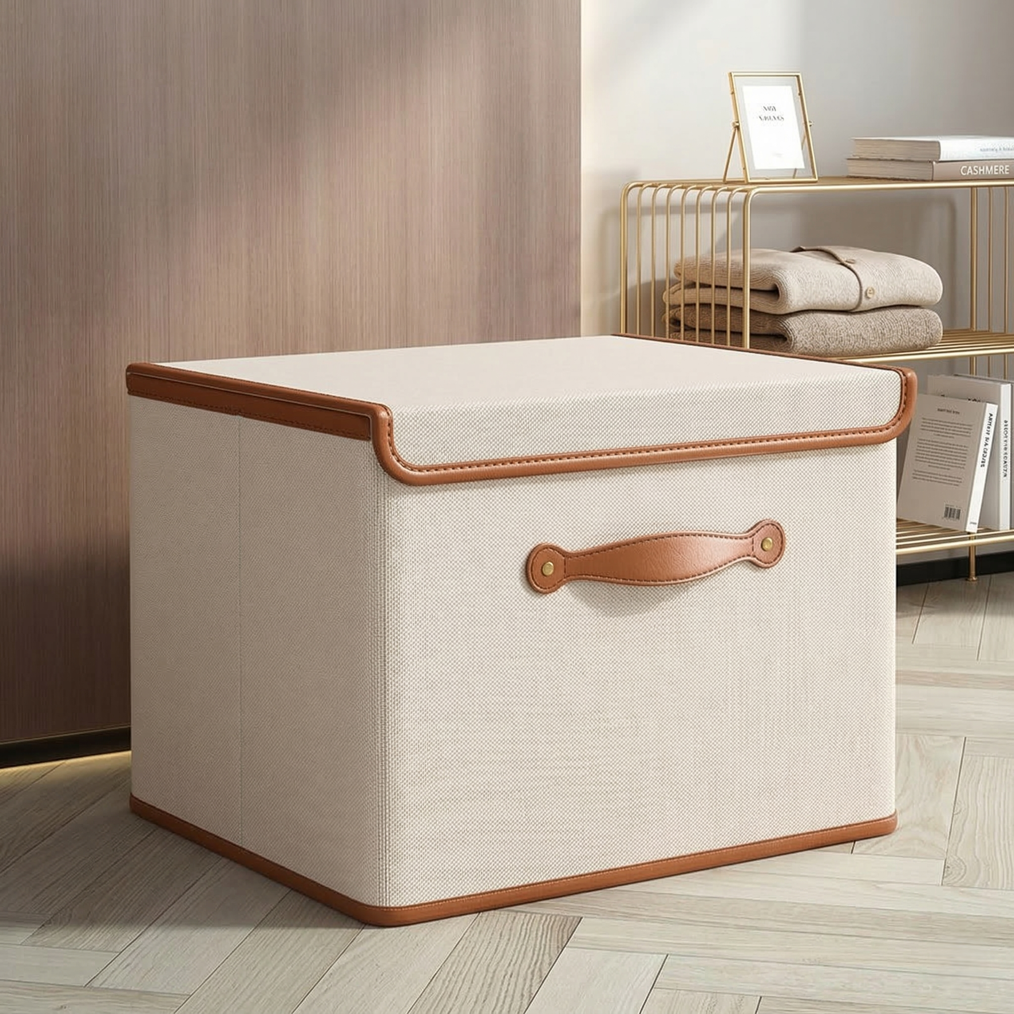Foldable Storage Box with Lid