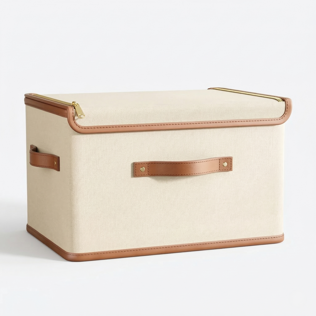 Foldable Storage Box with Lid