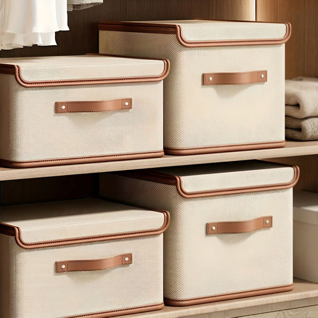 Foldable Storage Box with Lid