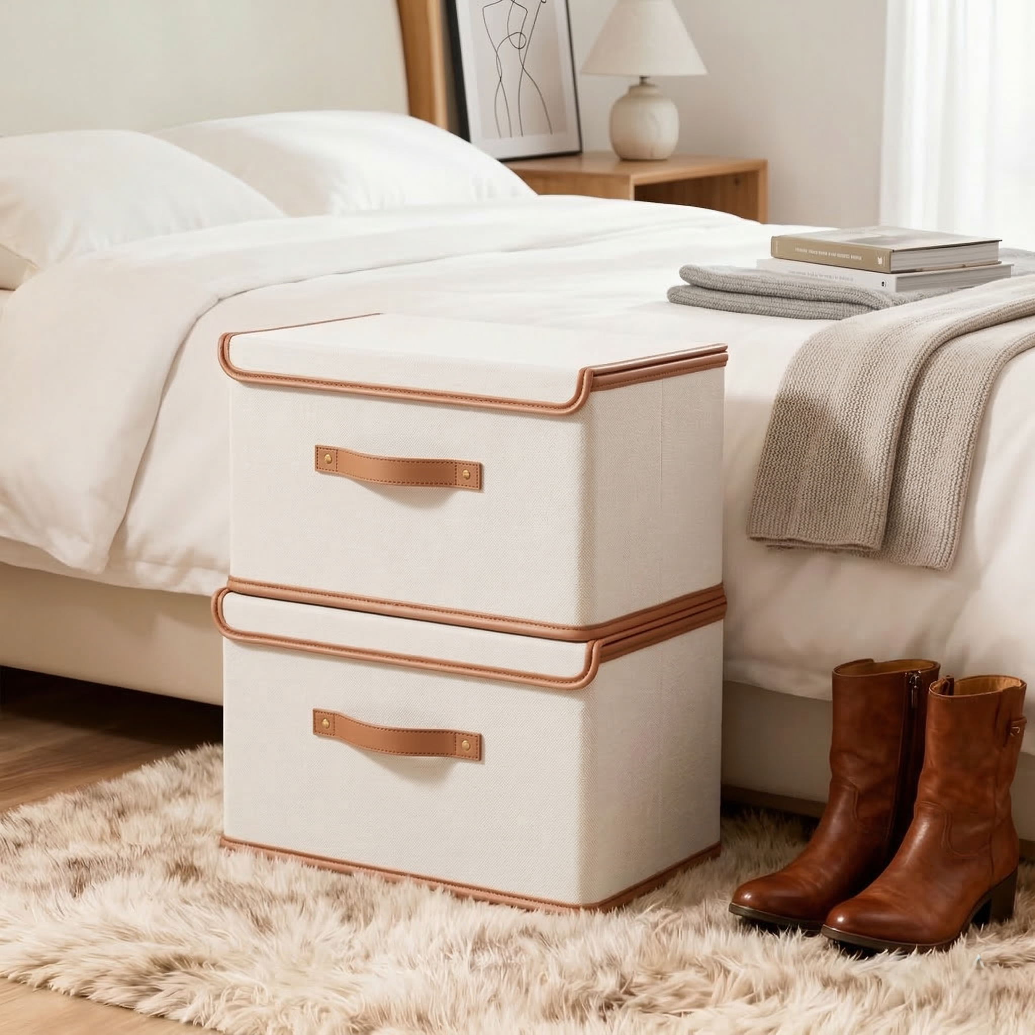 Foldable Storage Box with Lid