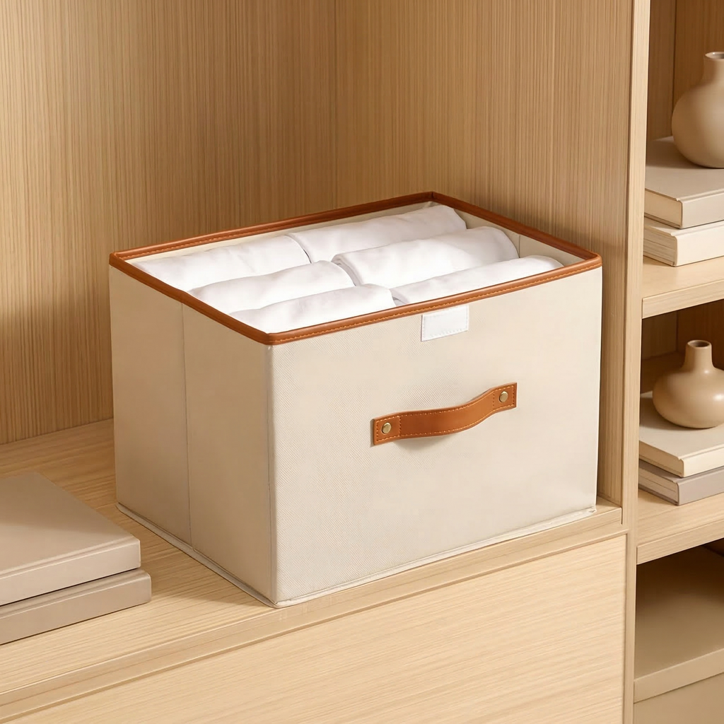 Foldable Storage Box with Lid