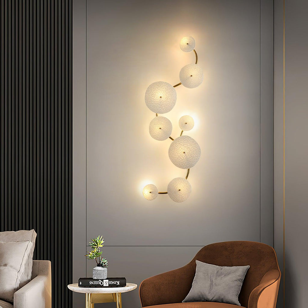 Docor Applique Murale Pétales d'Art Nordic Élégante-Cielum