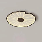 Leaf-Shaped Wooden LED Ceiling Light