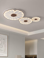 Solara Plafonnier Feuille de Lotus avec Finition Bois - Neutralighting